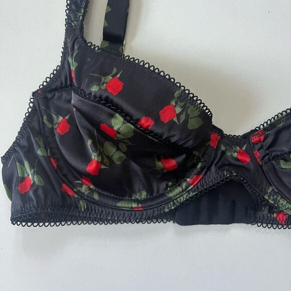 For Love And Lemons Love Song Bra Floral XS - Picture 3 of 10
